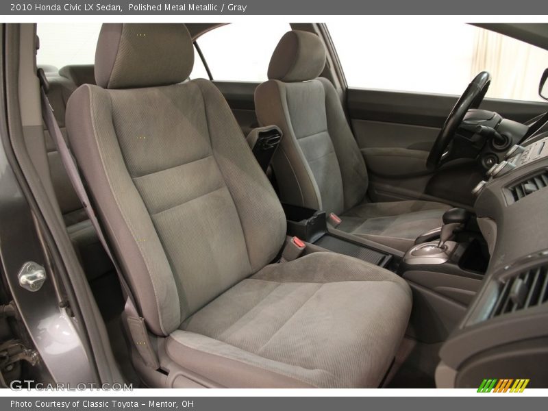 Polished Metal Metallic / Gray 2010 Honda Civic LX Sedan