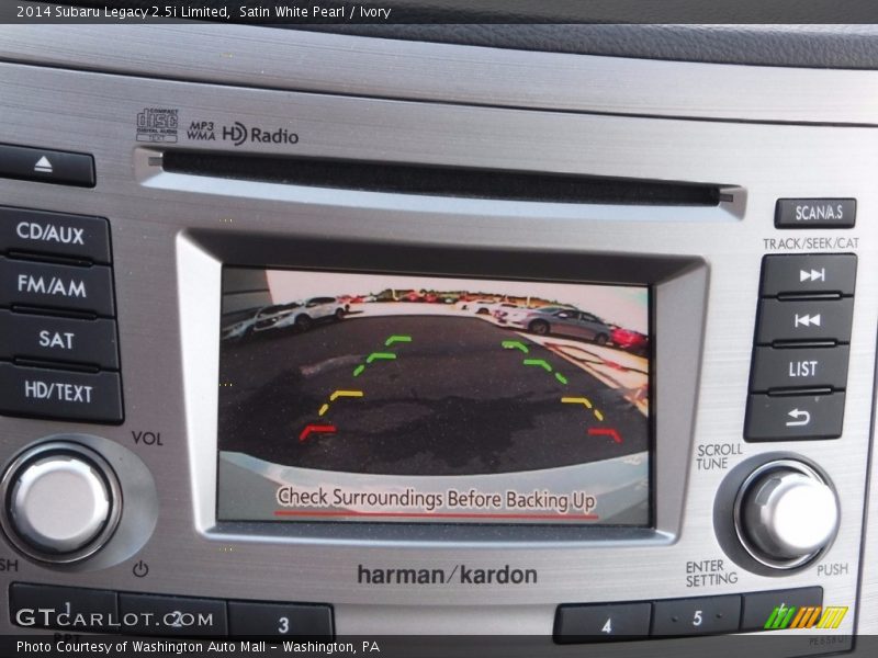Satin White Pearl / Ivory 2014 Subaru Legacy 2.5i Limited