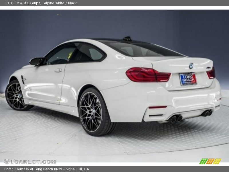 Alpine White / Black 2018 BMW M4 Coupe