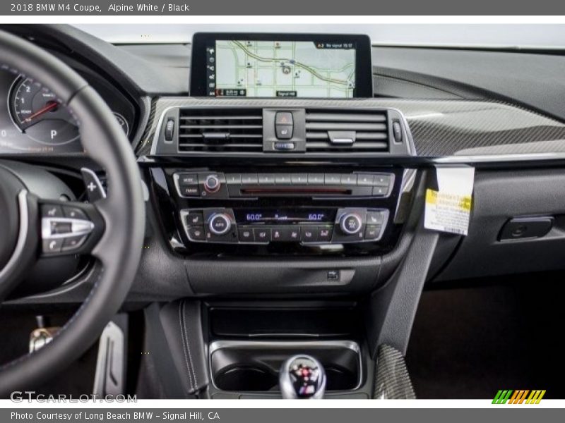 Alpine White / Black 2018 BMW M4 Coupe