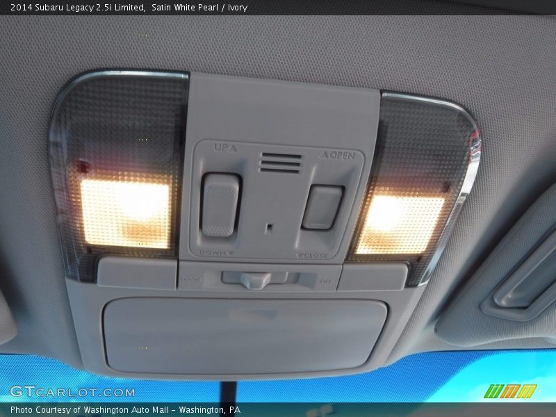 Satin White Pearl / Ivory 2014 Subaru Legacy 2.5i Limited