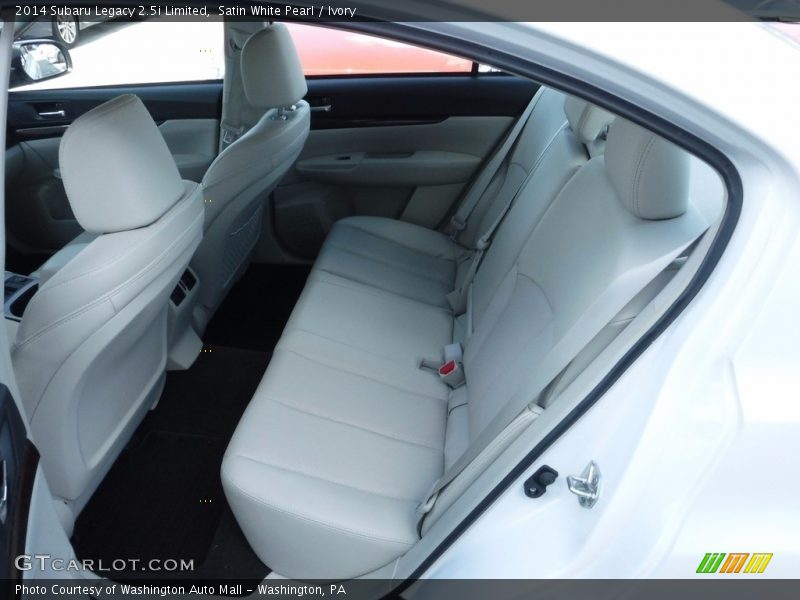 Satin White Pearl / Ivory 2014 Subaru Legacy 2.5i Limited