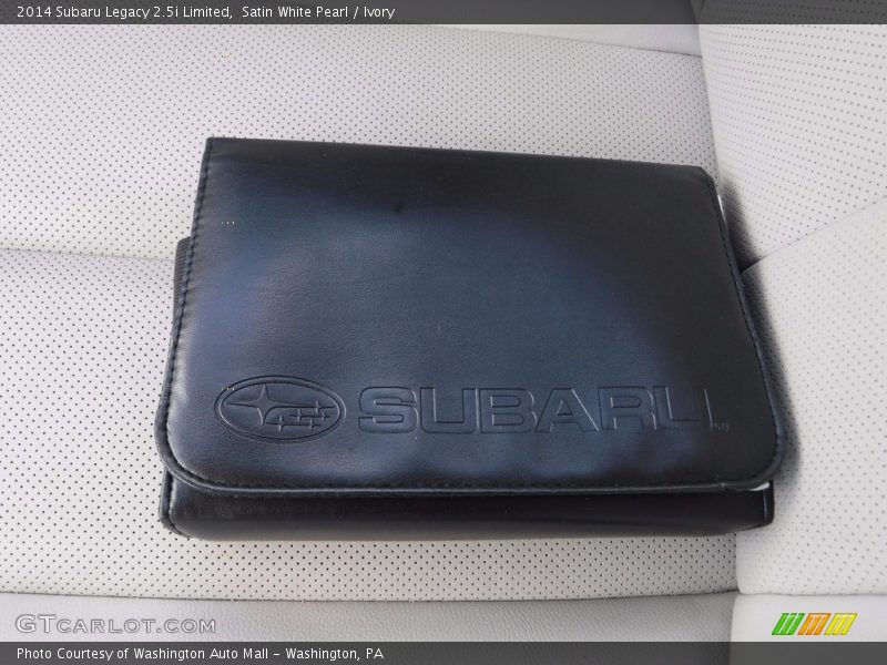 Satin White Pearl / Ivory 2014 Subaru Legacy 2.5i Limited