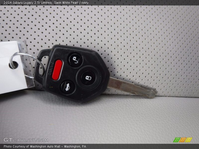 Satin White Pearl / Ivory 2014 Subaru Legacy 2.5i Limited