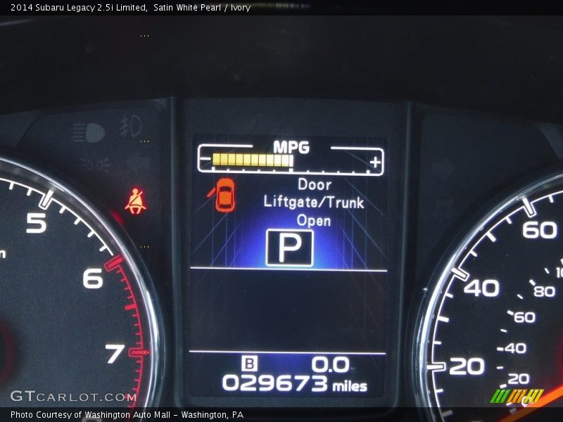 Satin White Pearl / Ivory 2014 Subaru Legacy 2.5i Limited