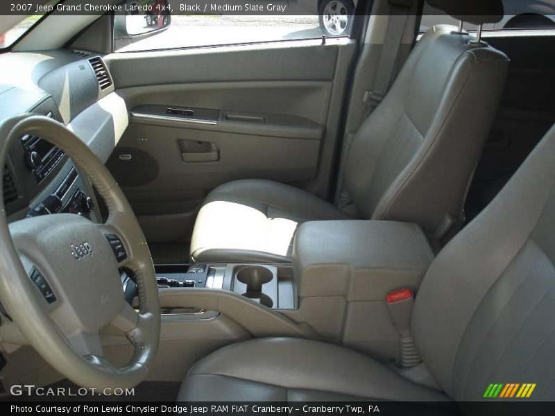Black / Medium Slate Gray 2007 Jeep Grand Cherokee Laredo 4x4