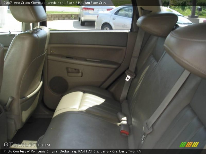 Black / Medium Slate Gray 2007 Jeep Grand Cherokee Laredo 4x4