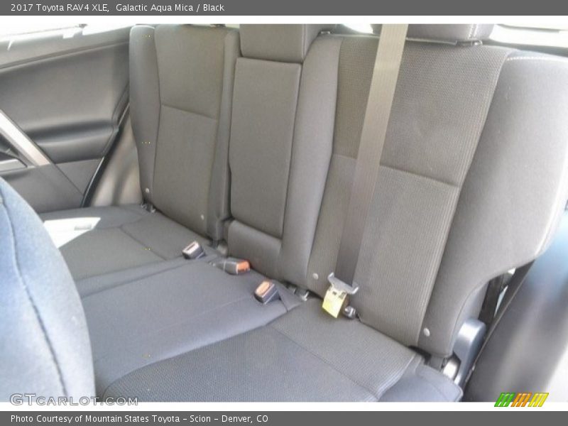 Galactic Aqua Mica / Black 2017 Toyota RAV4 XLE