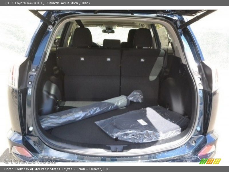Galactic Aqua Mica / Black 2017 Toyota RAV4 XLE