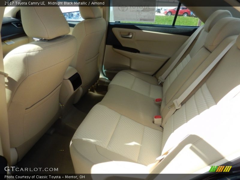 Midnight Black Metallic / Almond 2017 Toyota Camry LE