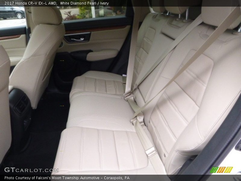 White Diamond Pearl / Ivory 2017 Honda CR-V EX-L AWD