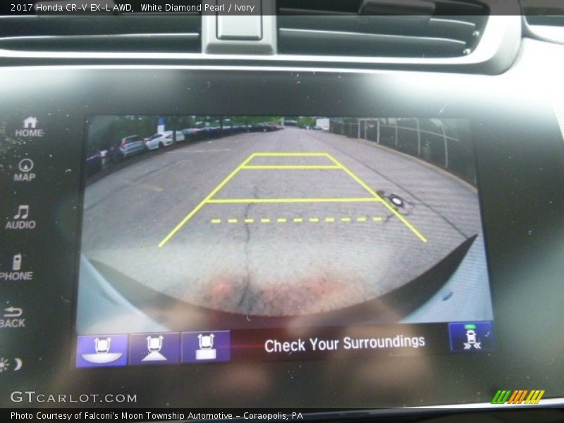 White Diamond Pearl / Ivory 2017 Honda CR-V EX-L AWD