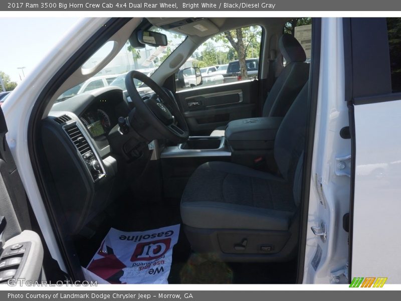 Bright White / Black/Diesel Gray 2017 Ram 3500 Big Horn Crew Cab 4x4 Dual Rear Wheel