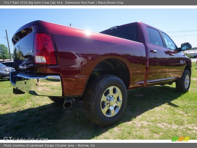  2017 3500 Big Horn Crew Cab 4x4 Delmonico Red Pearl