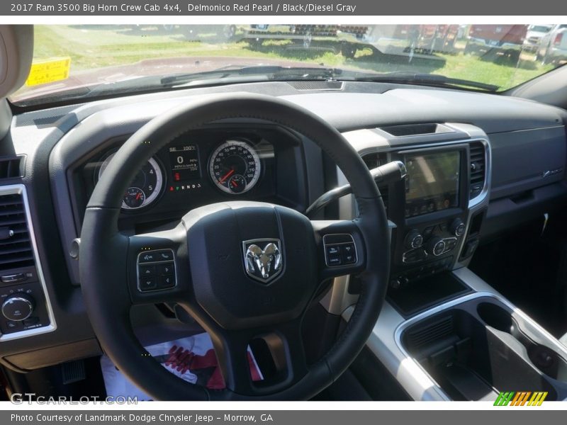 Dashboard of 2017 3500 Big Horn Crew Cab 4x4