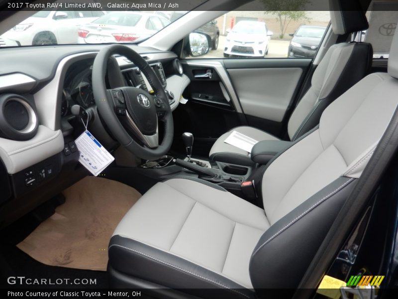 Galactic Aqua Mica / Ash 2017 Toyota RAV4 Limited AWD