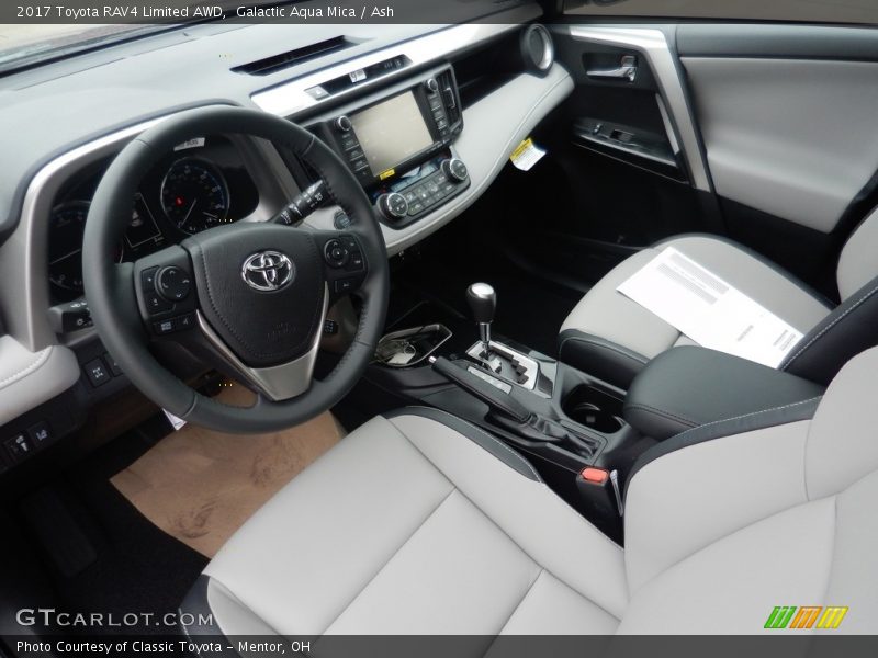 Galactic Aqua Mica / Ash 2017 Toyota RAV4 Limited AWD