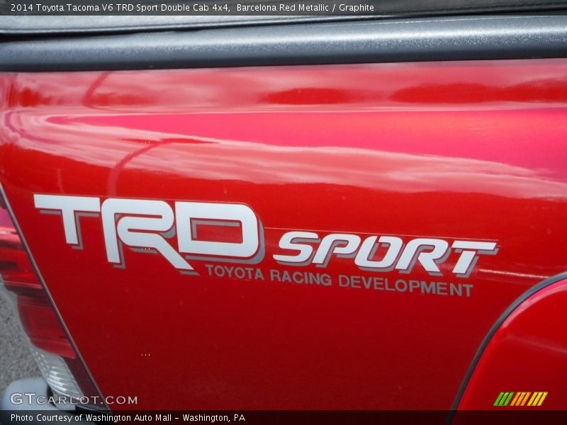 Barcelona Red Metallic / Graphite 2014 Toyota Tacoma V6 TRD Sport Double Cab 4x4