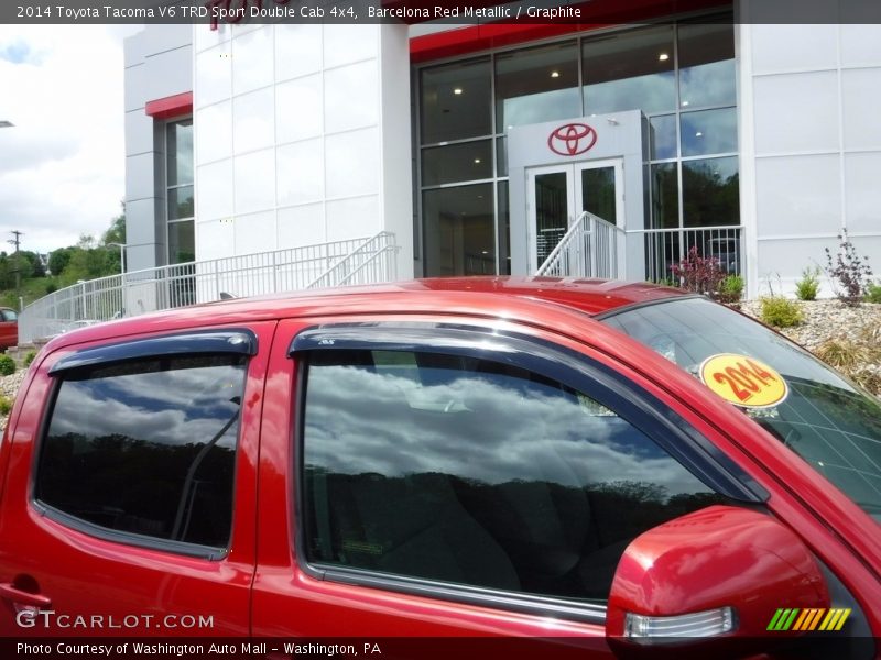Barcelona Red Metallic / Graphite 2014 Toyota Tacoma V6 TRD Sport Double Cab 4x4