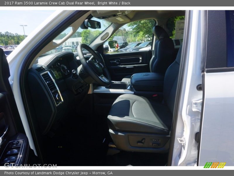 Bright White / Black 2017 Ram 3500 Laramie Crew Cab Dual Rear Wheel