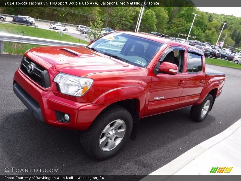Barcelona Red Metallic / Graphite 2014 Toyota Tacoma V6 TRD Sport Double Cab 4x4