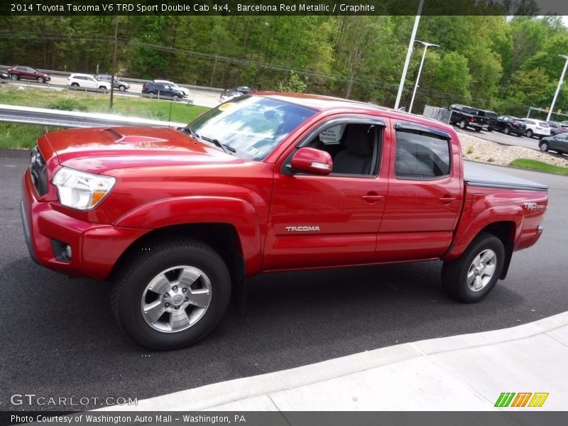 Barcelona Red Metallic / Graphite 2014 Toyota Tacoma V6 TRD Sport Double Cab 4x4