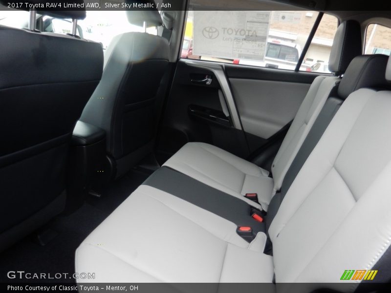 Silver Sky Metallic / Ash 2017 Toyota RAV4 Limited AWD