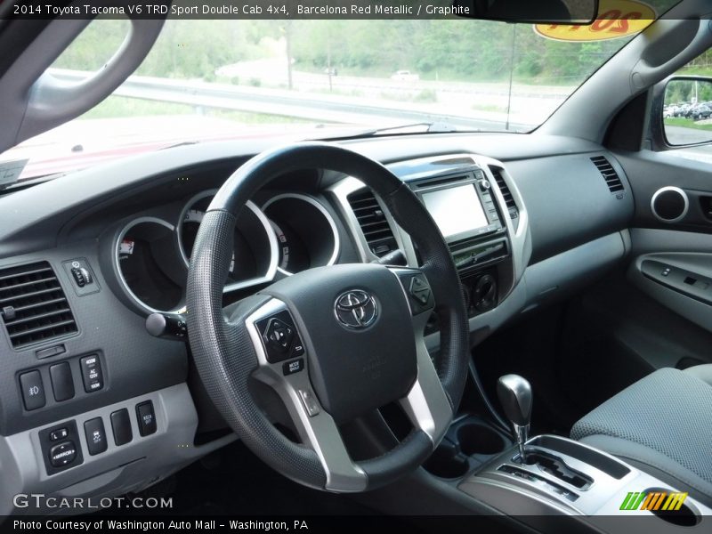 Barcelona Red Metallic / Graphite 2014 Toyota Tacoma V6 TRD Sport Double Cab 4x4