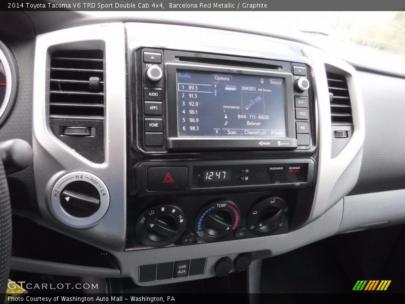 Barcelona Red Metallic / Graphite 2014 Toyota Tacoma V6 TRD Sport Double Cab 4x4