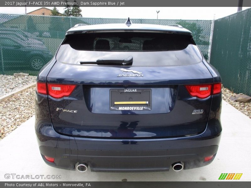 Dark Sapphire Blue / Jet 2017 Jaguar F-PACE 35t AWD Premium