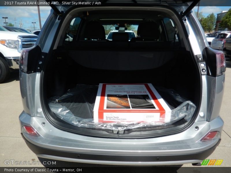 Silver Sky Metallic / Ash 2017 Toyota RAV4 Limited AWD