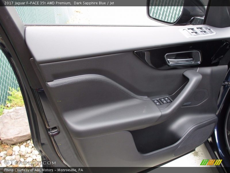 Dark Sapphire Blue / Jet 2017 Jaguar F-PACE 35t AWD Premium