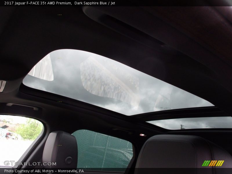 Dark Sapphire Blue / Jet 2017 Jaguar F-PACE 35t AWD Premium