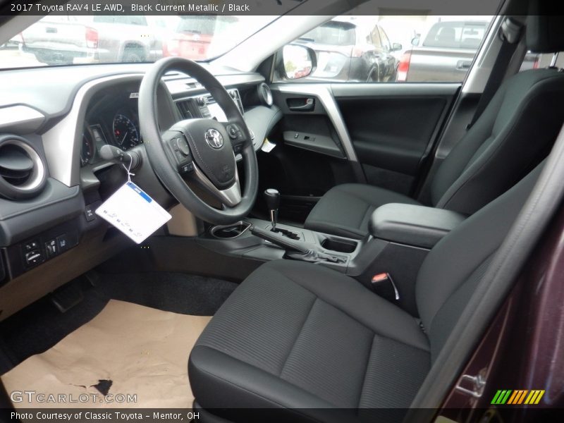 Black Current Metallic / Black 2017 Toyota RAV4 LE AWD