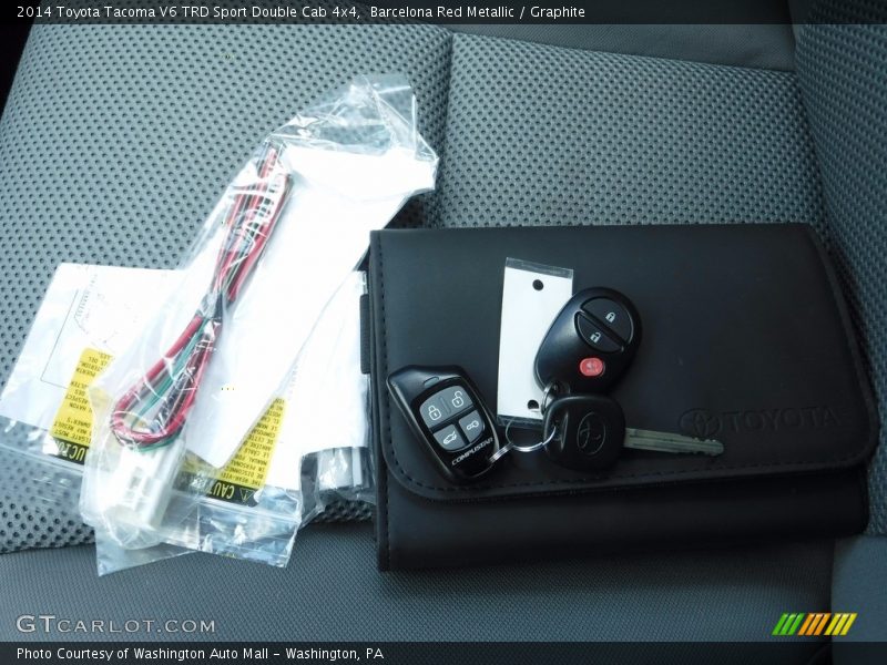 Barcelona Red Metallic / Graphite 2014 Toyota Tacoma V6 TRD Sport Double Cab 4x4