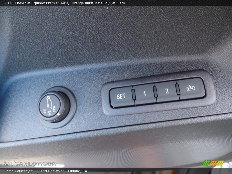Controls of 2018 Equinox Premier AWD
