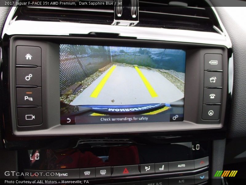 Dark Sapphire Blue / Jet 2017 Jaguar F-PACE 35t AWD Premium