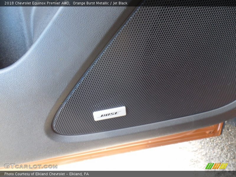 Orange Burst Metallic / Jet Black 2018 Chevrolet Equinox Premier AWD