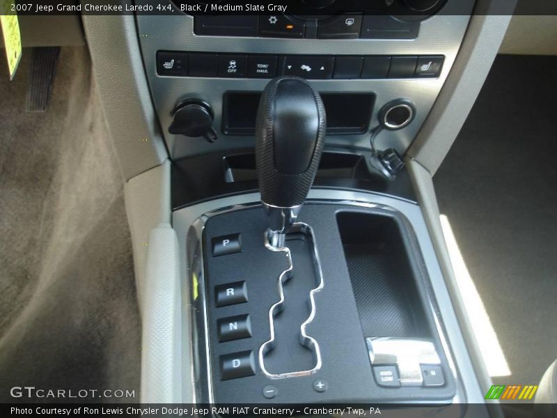 Black / Medium Slate Gray 2007 Jeep Grand Cherokee Laredo 4x4