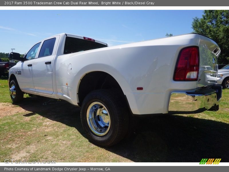 Bright White / Black/Diesel Gray 2017 Ram 3500 Tradesman Crew Cab Dual Rear Wheel