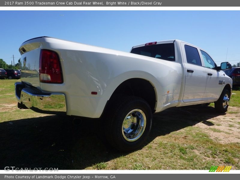 Bright White / Black/Diesel Gray 2017 Ram 3500 Tradesman Crew Cab Dual Rear Wheel