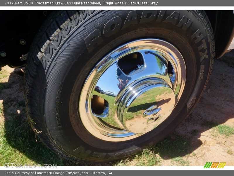 Bright White / Black/Diesel Gray 2017 Ram 3500 Tradesman Crew Cab Dual Rear Wheel