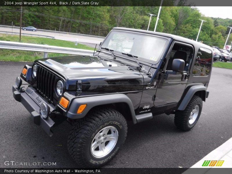 Black / Dark Slate Gray 2004 Jeep Wrangler Sport 4x4