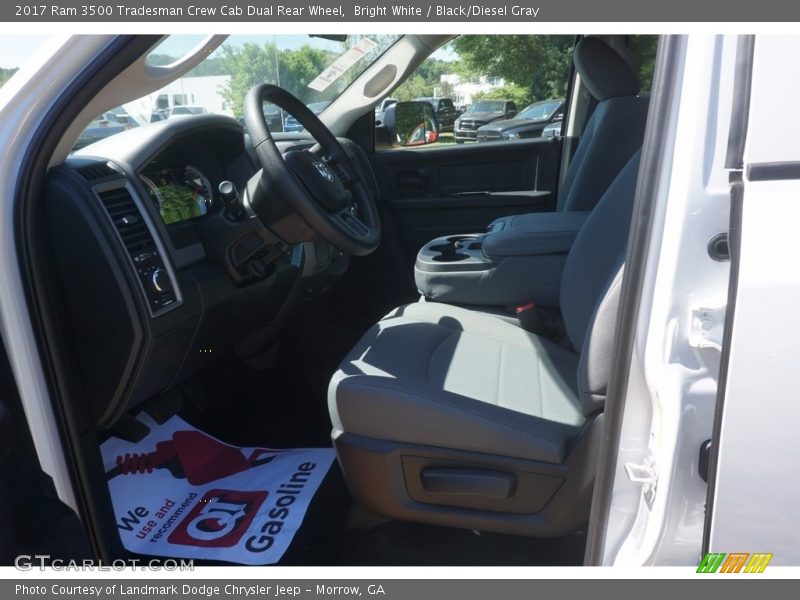 Bright White / Black/Diesel Gray 2017 Ram 3500 Tradesman Crew Cab Dual Rear Wheel