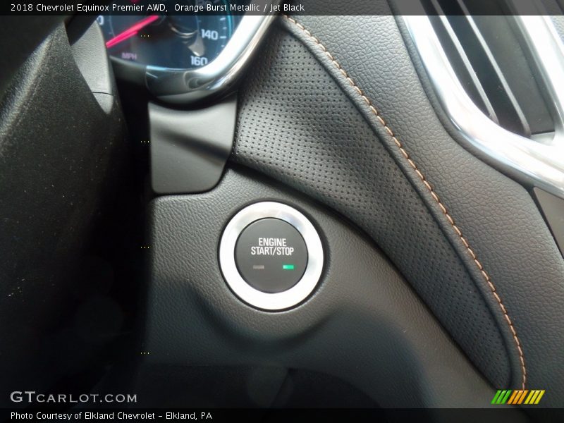 Controls of 2018 Equinox Premier AWD