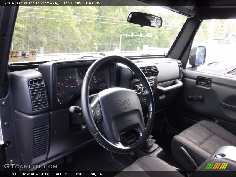 Black / Dark Slate Gray 2004 Jeep Wrangler Sport 4x4
