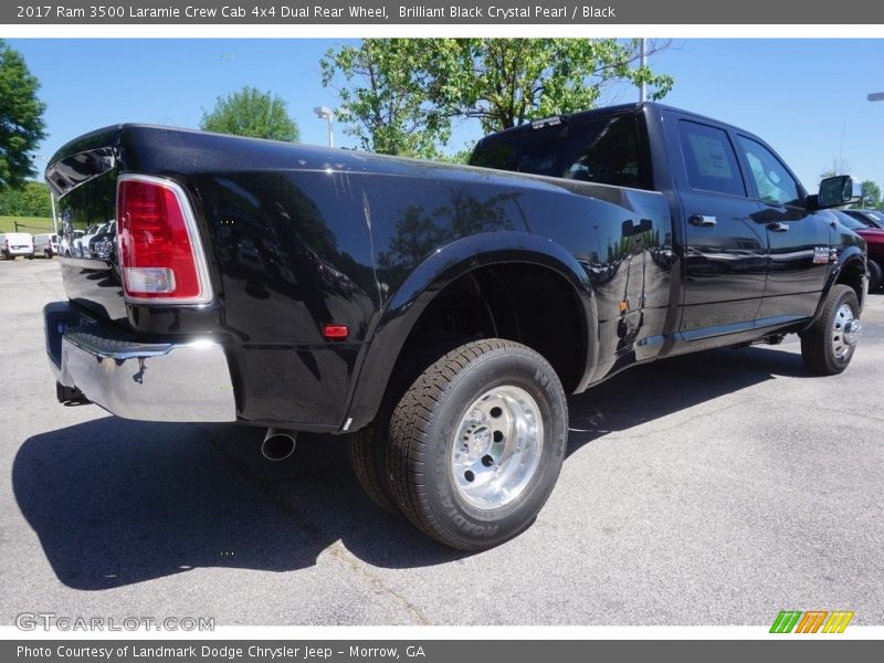 Brilliant Black Crystal Pearl / Black 2017 Ram 3500 Laramie Crew Cab 4x4 Dual Rear Wheel