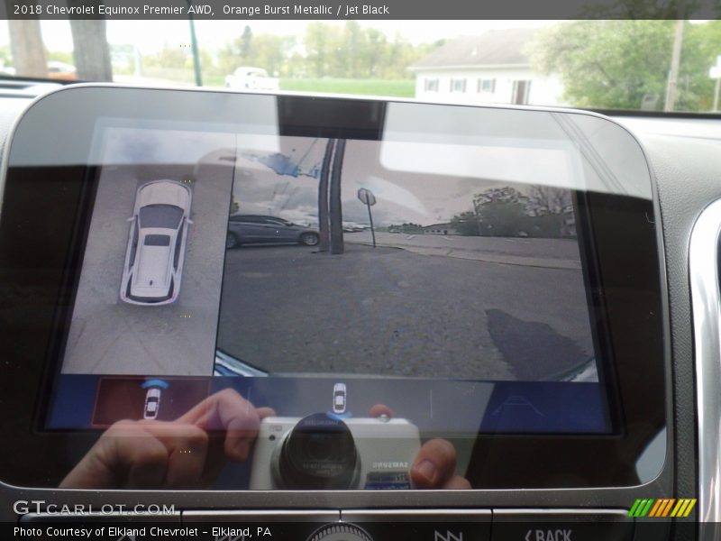 Orange Burst Metallic / Jet Black 2018 Chevrolet Equinox Premier AWD