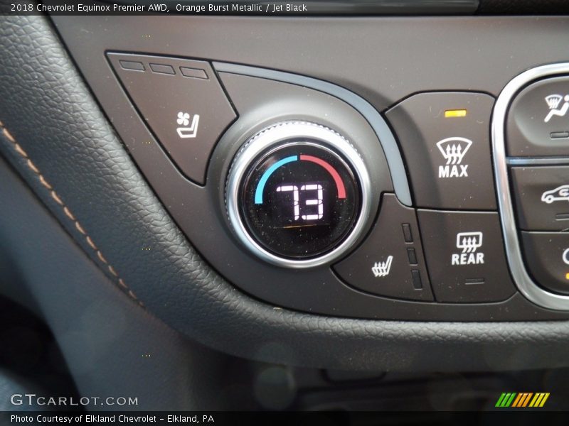 Controls of 2018 Equinox Premier AWD
