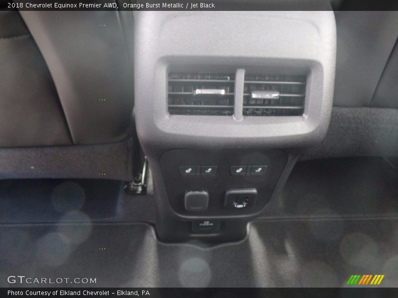 Orange Burst Metallic / Jet Black 2018 Chevrolet Equinox Premier AWD